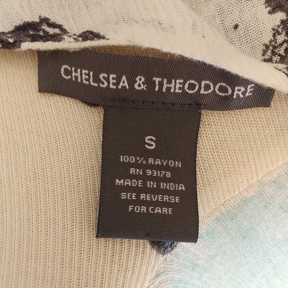 Chelsea & Theodore Top Blouse Small/M - Picture 2 of 10